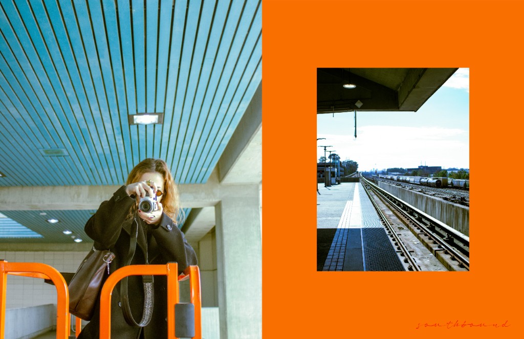 Southbound — transit collage